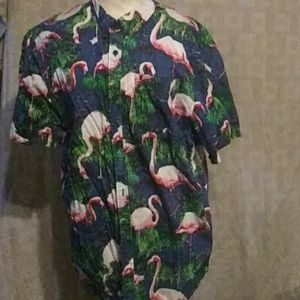 Flamingo shirt.